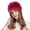 Red, variant on Busydd Womens Winter Hats Fashion Plush Fuzzy Beanie Warm Soft Cozy Knit Hat with Ear Flaps Tie Windproof Hats for Cold Weather