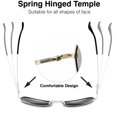 thumbnail image 3 of Gafas de sol The Fresh Minimalist 204-Silver Gradient Blue, 3 of 6