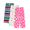 Pink, variant on Wonder Nation Girls Holiday Print Sleep Pants, 3-Pack, Sizes 4-18