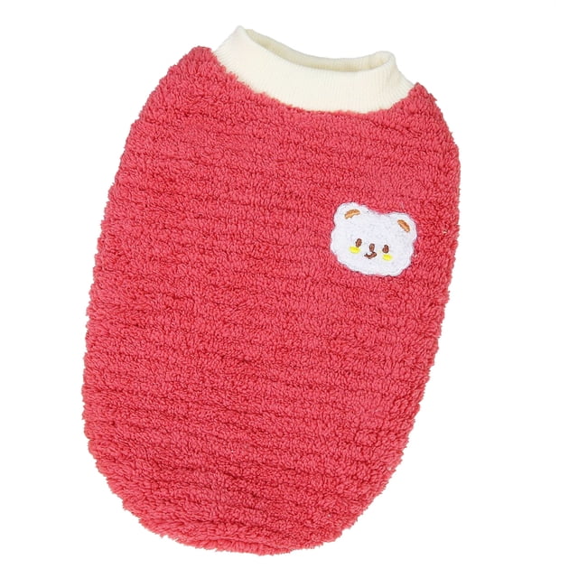 Chaleco cálido para perros, chaleco de felpa para perros, chaqueta suave de felpa para perros, suéter de felpa para perros, acabado de lujo