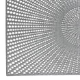thumbnail image 5 of Home Details Set of Four Santorini Metallic Place Mat, Silver, 5 of 5