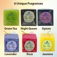 thumbnail image 3 of Scented Square Candle, 45g, 3 Pack, Rose Fragrance, 2 to 3 hrs Burn Time per candle, 3 of 6