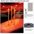 thumbnail image 2 of Neck Heating Pad, Cordless Heating Pad For Neck Pain Relief - Far Infrared Filled Weighted Heating W, 2 of 5