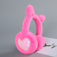 thumbnail image 1 of Orejeras de moda cálidas de invierno engrosadas de felpa cálida lindas lentejuelas amor Orejeras Protección para los oídos, 1 of 6
