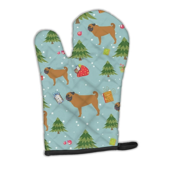 Christmas Pug Oven Mitt