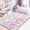 Multicolor, variant on Soft Fluffy Shaggy Area Rug, 5'x7' Tie-Dyed Pink Anti-Slip Plush Fuzzy Carpet for Living Room Bedroom Nursery Home Decor