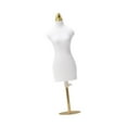 thumbnail image 2 of Lipstore Doll Dress Form Decor Decorative Sewing Mannequin for Displaying Office Home L and Gold Base, 2 of 8
