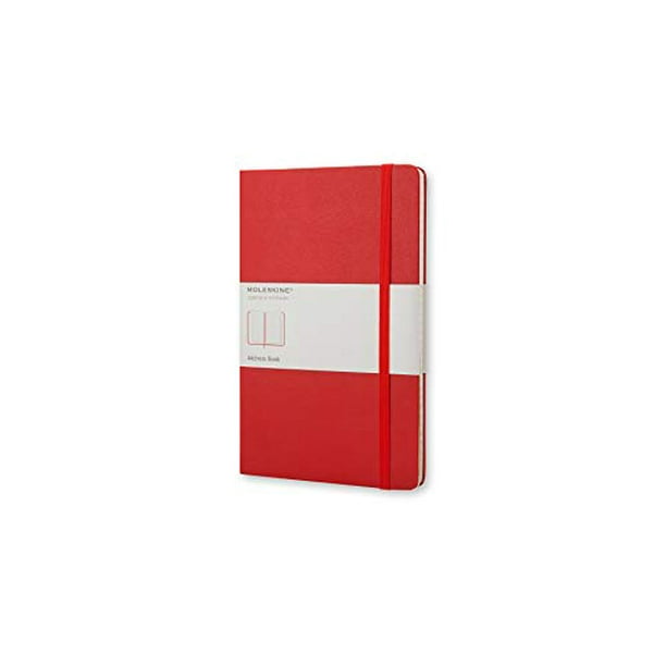 Moleskine PRO Address Book, Hard Cover, Large (5" x 8.25") Address Book
