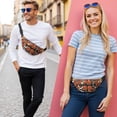 thumbnail image 2 of Fanny Pack Autumn Halloween Pumpkin Pattern Waist Pack Bag,Running Cross Bag,Waterproof Large Fanny Packs for Women Men for Travel Running Hiking Cycling, 2 of 6