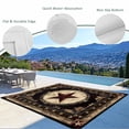 thumbnail image 6 of Outdoor Rug 5x7 ft Farmhouse Star Western Waterproof Outdoor Patio Rug Mat Non Slip Outside Area Rugs Carpet for RV,Camping,Porch,Deck,Pool,Balconybackyard,Brown Rustic, 6 of 9