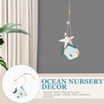 thumbnail image 2 of OULII Vintage Nautical Buoy Hanging Pendants Rustic Wooden Style 1Pack, 2 of 7