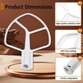 thumbnail image 4 of K5AB K5SS Stand Mixer Flat Beater Blade  for KitchenAid Paddle Attachment 5-QT Coated Flat Beater 9707670 W10807813 PS983355 AP3881259, 4 of 7