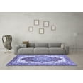 thumbnail image 3 of Ahgly Company Indoor Round Persian Blue Traditional Area Rugs, 7' Round, 3 of 4