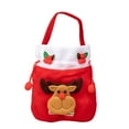 thumbnail image 2 of onlyliua para Interior/Exterior Bolsas Navideñas con Asas, Bolsas de Comestibles Reutilizables para Navidad, Bolsas de Regalo Grandes No Tejidas Multiusos, Bolsas de Compras para Fiestas Navideñas, 2 of 6