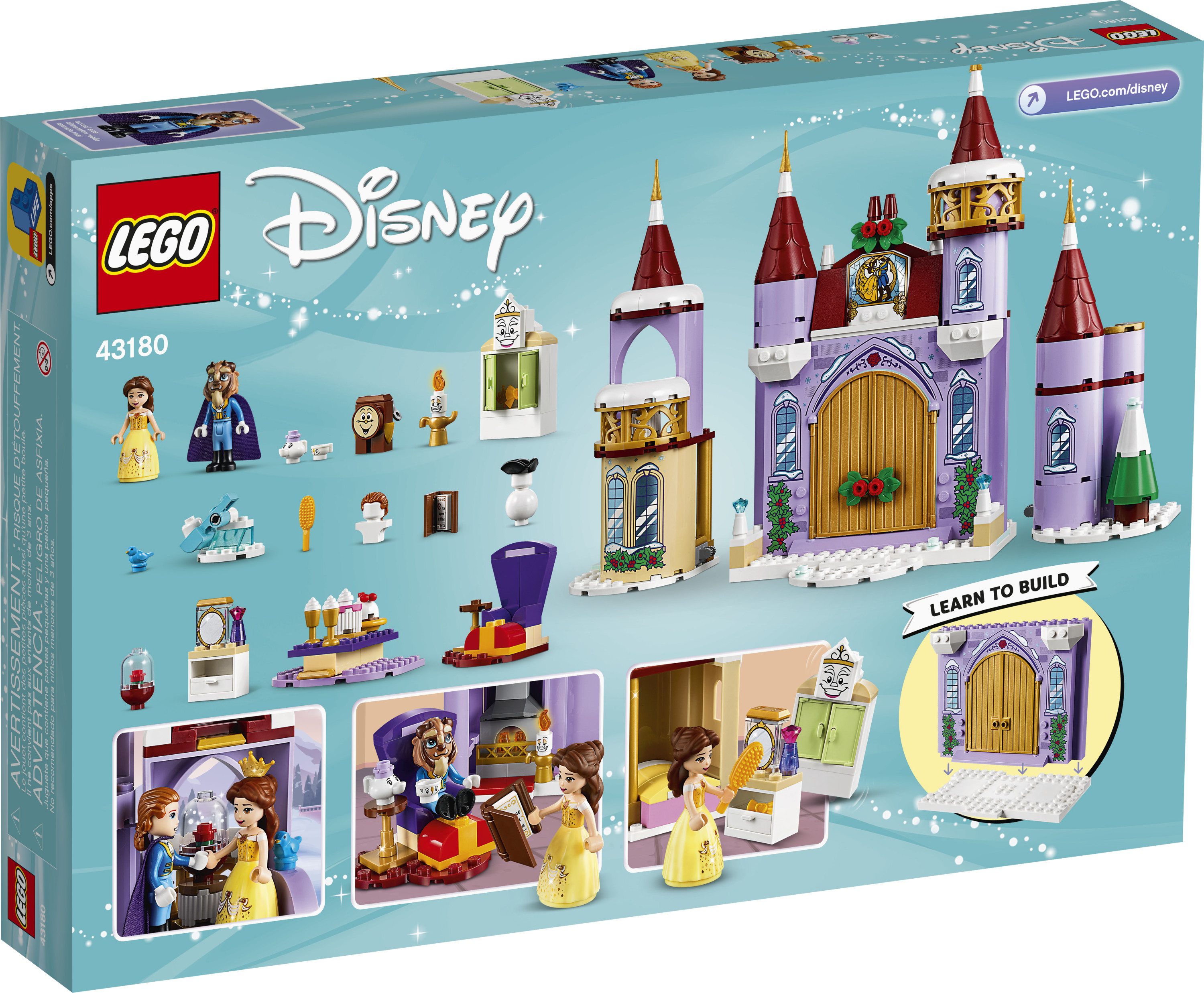 LEGO Disney Princess Series - Beauty and the Beast - Belle's Castle Winter Celebration 43180 - image 6 of 8