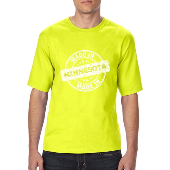 "Mens and Big Mens Minnesota Made T-Shirt, up to size 3XLT"