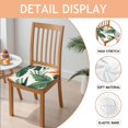 thumbnail image 2 of Tropical Palm Leaves in Hawaii Seat Covers for Dining Room Chairs Set Of 4,Stretch Printed Washable Chair Seat Cover with Elastic Ties and Button,Removable Waterproof Couch Cushion Covers, 2 of 6