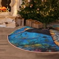 thumbnail image 5 of Fotbe Colorful Underwater Sea Turtle Pattern Christmas Tree Skirt, Tree Skirts Plush Christmas Decorations, Christmas Tree Skirts Xmas Decorations Holiday Party Decor-30", 5 of 6