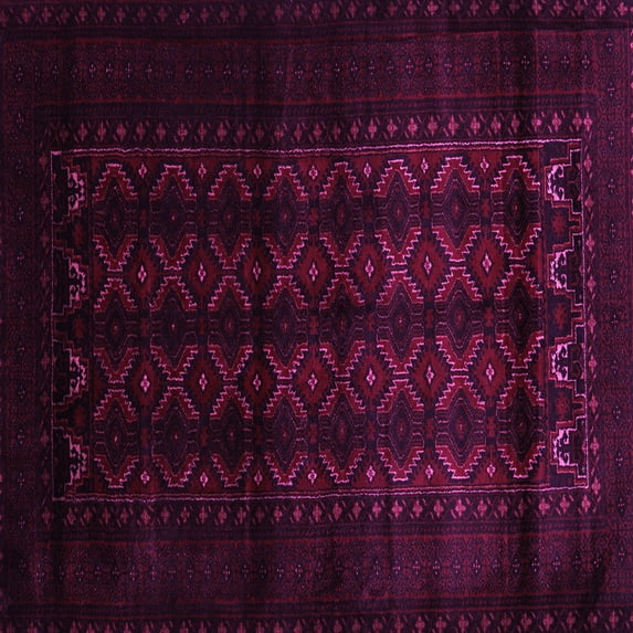 Ahgly Company Indoor Square Southwestern Pink Country Area Rugs, 8' Square