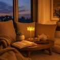 thumbnail image 5 of LED Night Light Acrylic Gift Ambient Light, Table Lamp Bedroom Bedside Decor Light, Warm Yellow Flower Shaped Desk Lamp Mini Portable Nightstand Lamp, 5 of 8