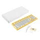 thumbnail image 4 of Kit de teclado mecánico de 98 teclas intercambiables en caliente con luz RGB Amarillo, 4 of 9