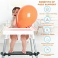thumbnail image 5 of 3X High Chair Footrest Non-Slip High Chair Foot Rest Height Adjustable Highchair Footrest Polypropylene Footstool, 5 of 6