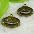 thumbnail image 2 of HOOUN 160 pcs bronze plated nurse cap charms 20x16mm B1860, 2 of 2