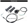 thumbnail image 5 of Sinyiin 22mm Twist Throttle Grips and Cable for 2 Strokes Engine 80cc 60cc 50cc Mini Bike Throttle Line Accelerator Handle Grips, 5 of 7