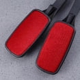 thumbnail image 3 of 2PCS Rotatable Static Clothes Lint Dust Pets Hair Remover Cleaner Brush Easy Clean Tool (Black), 3 of 3