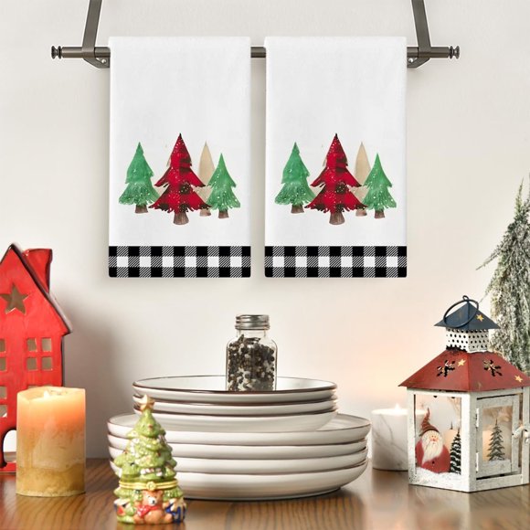 Amzcrzy Polyester Hand Towels Kitchens Towels Bathroom Towels Dishes Towels Merry Christmas 28 X 18Inch Winter Drying Cloth Tea Towels for Cooking and Baking Holiday Towel Large Towel