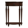 thumbnail image 2 of Butler Specialty Ashby Demilune Cherry  Console Table With Storage, 2 of 7