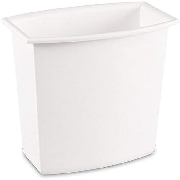 Sterilite Corp. 10220012 Rectangular Vanity Wastebasket 2 Gallons Assorted Colors