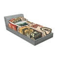 thumbnail image 2 of Ambesonne Vintage Fitted Sheet & Pillow Sham Set, Grunge Funky Style Artwork, Twinxl, Multicolor, 2 of 2