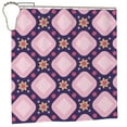thumbnail image 2 of Geometric Pink Flower Decoration Pattern Shower Curtain, Polyester Waterproof Bath Curtains for Bathroom Decorations, 72 x 72 inches, 2 of 7