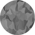 thumbnail image 1 of Ahgly Company Tapis d'Intérieur Rond Lavable en Machine Gris Transitionnel, 5 Pieds Rond, 1 of 7