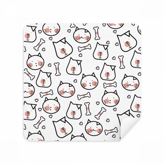 Nettoyeur d'Écran en Tissu Suédé pour Lunettes de Protection pour Chat Chien 2 Pcs