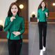 thumbnail image 1 of Chaqueta de cuello alto suelta y antienvejecimiento para mujer, estilo occidental, informal, de primavera y otoño, para correr, estilo coreano, adelgazante, 1 of 5