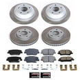 thumbnail image 2 of PowerStop Front and Rear Semi-Coated Rotor and Low-Dust Ceramic Brake Pad Kit SC5927, 2 of 3