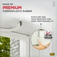 thumbnail image 4 of M-D Building Products 91890 84 in. White Premium Rubber PLATINUM™ Top and Sides Door Seal for Doors with Kerf/Channel, 4 of 11