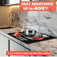 thumbnail image 5 of TYEMUI Electric Stove Burner Covers for Glass Cooktops, 28.5x20.5in Decorative Cooktop Stove Cover Mat, Heat Resistant Glass Burner Cover for Electric Range, Counter Space Protector, 5 of 5