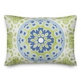 thumbnail image 2 of Creative Products Yellow and Green Flower Mandala 14x20 Indoor / Outdoor Pillow, 2 of 3