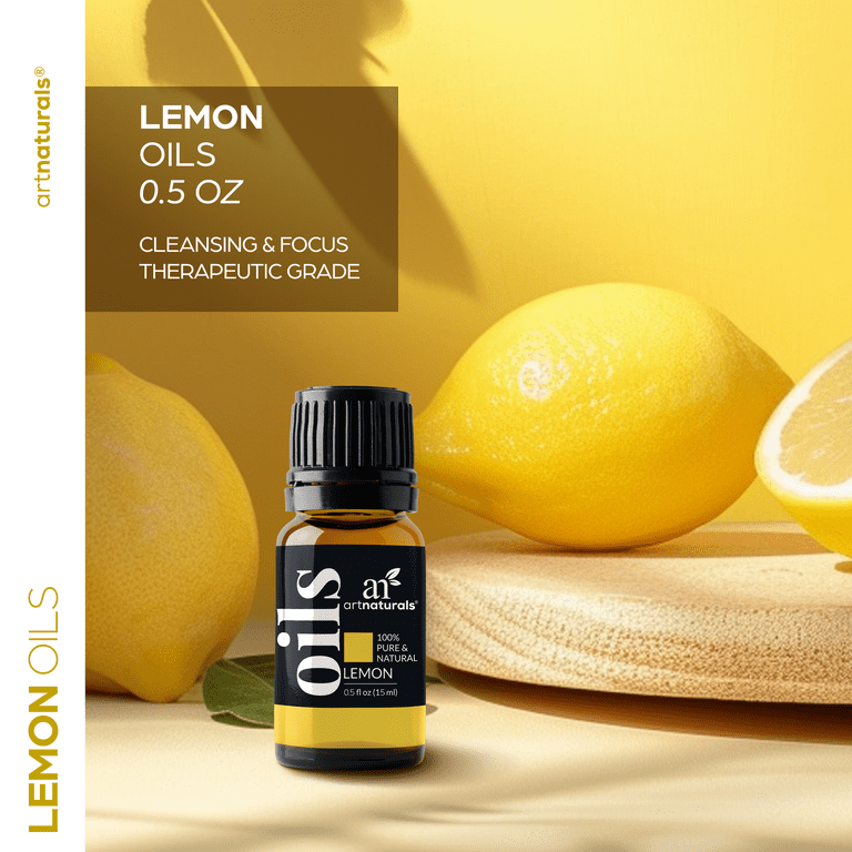 ArtNaturals Lemon Essential Oil, 100% Pure, Therapeutic Grade for