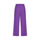 thumbnail image 4 of Pantalones de cintura alta y pierna ancha con cordón para mujer - Pantalones rectos elásticos de poliéster con bolsillos, 4 of 5