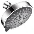 thumbnail image 1 of Shower Head High Pressure Shower Head Shower Head High Pressure 4 Inch 5-Setting Adjustable Shower Head Top Spray, 1 of 1