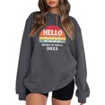 thumbnail image 1 of Sudadera suelta casual de manga larga con cuello redondo para mujer Gibobby, 1 of 3