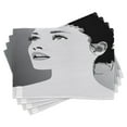 thumbnail image 1 of Ambesonne Retro Place Mats Set of 4, Digital Girl, Standard Size, Black Grey, 1 of 6
