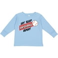thumbnail image 3 of Inktastic Eat, Sleep, Baseball, Repeat Boys or Girls Long Sleeve Toddler T-Shirt, 3 of 5