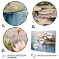 thumbnail image 3 of Designart "Monet's Reflections Blue-Green Lake Impressions V" Cottage Framed Wall Art Decor - Country Pink Lake Hallway Framed Wall Art Decor, 3 of 6