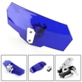 thumbnail image 1 of Universal Adjustable Windshield Screen Extension Deflector For Honda Yamaha Blue, 1 of 6