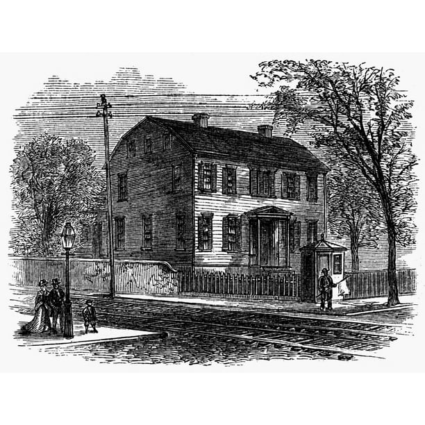 Aaron Burr Birthplace Nthe Old Parsonage At Newark New Jersey